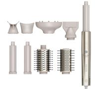 VEVOR Fer à friser 8 en 1, fer à boucler de 34,5 mm, avec 2 barils, 2 brosses, 4 buses pour cheveux secs/lisses/bouclés/volumineux, pour cheveux longs, moyens et courts, pour tous les types de cheveux