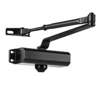 VEVOR Ferme-porte automatique, capacité de charge 45 kg, ferme porte à tampon hydraulique taille réglable usage commercial ou résidentiel corps en fonte d'aluminium robuste, installation facile, noir