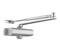 VEVOR Ferme-porte automatique, capacité de charge 85 kg, ferme porte à tampon hydraulique taille réglable usage commercial résidentiel corps en fonte d'aluminium robuste, installation facile, argenté