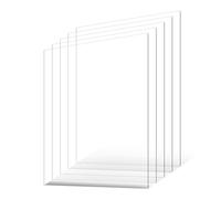 VEVOR Feuilles PET, 610 x 914 mm, Feuilles de Plastique, Épaisseur 1 mm, Lot de 5, Transparents Flexibles Facile à Découper Percer pour Artisanat, Couverture de Cadre Photo, Affichage de Bricolage