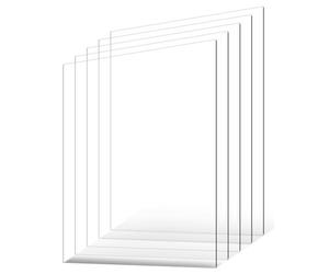 VEVOR Feuilles PET, 610 x 914 mm, Feuilles de Plastique, Épaisseur 1 mm, Lot de 5, Transparents Flexibles Facile à Découper Percer pour Artisanat, Couverture de Cadre Photo, Affichage de Bricolage