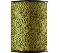 VEVOR Fil de Clôture Électrique, 1026 m, Corde en Fibre PEHD Tissée et 6 Brins de Fil Acier Inox, Diamètre 3 mm, Conductivité Fiable, Résistant à Rouille, Corde de Clôture pour Chevaux, Bovins, Bétail