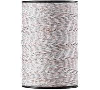 VEVOR Fil de Clôture Électrique, 800 m, Corde PEHD Tissée et Fil 9 Brins Métalliques Mixtes, Diamètre 2,4 mm, Résistance à Rouille, Conductivité Fiable, Corde de Clôture pour Chevaux, Bovins, Bétail