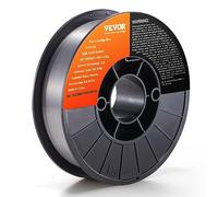 VEVOR Fil de Soudage 0,9 mm 4,5 kg Fil de Soudure MIG E71T-GS Bobine de Fil à Souder Noyau Flux Acier Doux Sans Gaz 200 mm Résistance Traction 560 MPa Arc Stable Peu Éclaboussure pour Machine à Souder