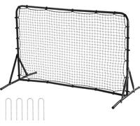VEVOR Filet de rebond rebondisseur de football double face 182,8 x 121,9 cm fer