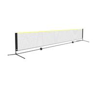 VEVOR Filet de badminton, 6,06 m, filet pliable de volley-ball réglable en hauteur, filet de tennis portable avec poteaux, support et sac de transport, pour les jeux intérieur et extérieur de l'enfant