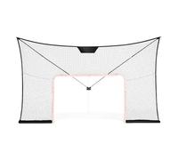 VEVOR Filet de But de Hockey 366x220 cm, Pare-Ballons de Rue, Ensemble d'Entraînement Portable, Assemblage Facile, Intérieur et Extérieur, Noir (Cadre Non Inclus)