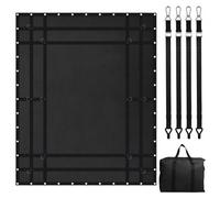 VEVOR Filet de chargement pour camion 244x206 cm 4 sangles réglables 318 kg noir