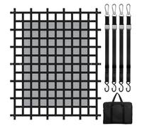 VEVOR Filet de chargement 244×206 cm – 680 kg, 4 sangles réglables, mousquetons et crochets en S