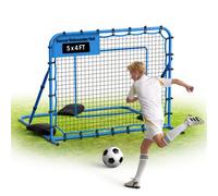 VEVOR Filet de Rebond de Football 157x122 cm, Rebondisseur Foot à Angle Réglable, Équipement d'Entraînement pour Contrôle et Passe Football Adolescents Adultes, Cadre en Fer Robuste et Filet en PE