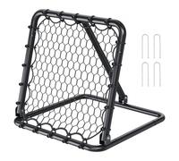 VEVOR Filet de Rebond de Football, 86,3 x 86,3 cm, rebondisseur pour entraînement Football Portable, Tube en Fer, Filet de But à Angles entièrement réglables, équipement pour Enfants et Tous âges