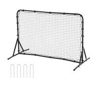 VEVOR Filet de rebond rebondisseur de football double face 182,8 x 121,9 cm fer