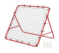 VEVOR Filet de Rebond Football 1x1 m Rebondisseur pour Entraînement Football Portable avec Tube en Fer Filet PE Installation Facile Équipement de Sport pour Enfants Adolescents Tous Ages