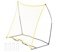 VEVOR Filet de rebond rebondisseur de football 213,3 x 213,3 cm sac portable