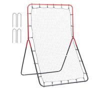 VEVOR Filet de Rebond pour Baseball et Softball, 914 x 1372 mm, Filet de Lancement de Baseball à 3 Voies, entraîneur de rebondissement de Lanceur de Baseball, pour la Pratique du Terrain et du Lancer