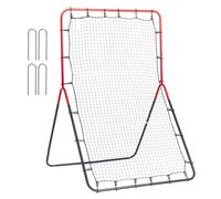 VEVOR Filet de rebond pour baseball et softball, 914 x 1372 mm, filet de lancement de baseball à 3 voies, entraîneur de rebondissement de lanceur de baseball, pour la pratique du terrain et du lancer