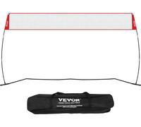 VEVOR Filet de volley-ball Set de filets de volley-ball réglables en hauteur, 4,3 x 2,3-2,4 m Filet de beach-volley portable, filet de volley-ball Filet de volley-ball pliable avec volley-ball & sac d