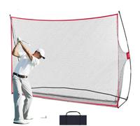 VEVOR Filet d'Entraînement au Golf 329x217 cm, Filet de Frappe de Golf pour Extérieur Intérieur, avec Cadre en Fibre de Verre Solide et Sac de Transport, Matériels d’Entraînement pour Amateurs de Golf