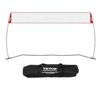VEVOR Filet d'Entraînement de Volley-Ball Autoportant pour Utilisation Intérieure ou Extérieure, Système de Filet Portable à Hauteur Réglable avec Sac de Transport, pour Frapper Servir des Exercices
