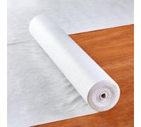 VEVOR Film de protection de tapis, 30,48x1 m, protecteur de sol et de surface, facile à couper, installation simple, rouleau de film tissu fibre pour protection sol de construction, rénovation, blanc