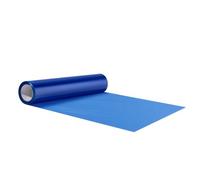 VEVOR Film de protection de tapis, 615 mm x 60,96 m, protecteur de sol et de surface avec dos auto-adhésif, rouleau de film protection adhésif polyéthylène pour construction rénovation intérieur, bleu