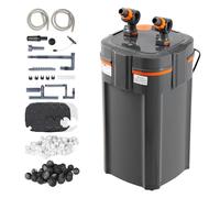 VEVOR Filtre d'aquarium 1500 L/H, filtre à 4 étages 454 L, ultra silencieux avec protection UV, puissant et multifonctionnel pour aquariums, 15 W