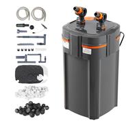 VEVOR Filtre d'aquarium 317 GPH, filtre à 4 étages 378,5 L, filtre interne ultra silencieux avec protection UV, filtre de puissance submersible avec fonctions multiples pour aquariums, 12 W