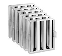 VEVOR Filtre de Hotte Aspirante Commerciale 393x493 mm en Acier Inoxydable