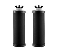 VEVOR Filtres à Eau de Rechange Lot de 2, Purificateur d’Eau Compatible avec la Plupart des Marques, pour Système de Filtration d'Eau par Gravité, 2 Filtres à Charbon Actif, Domicile, Camping