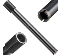 VEVOR Foret Diamant pour Carotteuse, Couronne de Carottage Humide Diamètre 38 mm et Profondeur de Perçage 356 mm, Trépan avec Filetage Intérieur 1-1/4 po-7 32 mm-7, pour Béton Armé Maçonnerie