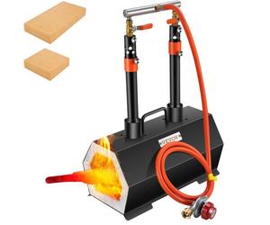 VEVOR Forge à Gaz Propane avec 2 Brûleurs Four de Fusion au Propane Max 1427 ℃ Four de Forge à Gaz Efficace Économique Fabrication Couteaux Forgeage Métaux pour Couteliers Maréchaux-Ferrants Forgerons