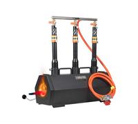 VEVOR Forge à Gaz Propane Portable, Four de Forge à 3 Brûleurs, pour Fabrication de Couteaux et Forgeage des Métaux, Couteliers Maréchaux-ferrants Forgerons, Température Maximale de 1427 ℃, Hexagonale