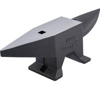 VEVOR Enclume de Forgeron en Acier Dur 60 kg Enclume en Métal Dureté 55 HRC Enclume aux Forges 2 Cornes Traitement de Surface Grand Comptoir Parfait pour les Forgerons de Métaux Rivetage Aplatissement