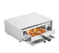 VEVOR Four à Pizza Électrique 12 pouces 1500 W 50-350 ℃ Plateau Ramasse-Miettes