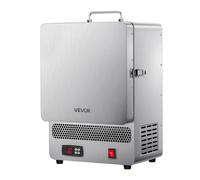 VEVOR Four de fusion de table 1500 W, four de fusion d'or électrique en acier inoxydable, température 1200 °C, pour coulée de cire, bricolage d'argile, trempe des métaux, glaçage sur poterie et argent
