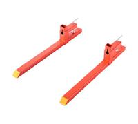 VEVOR Fourches à Palettes à Pince Charge 907 kg Fourches à Godet Fixation Rapide Longueur Totale 109 cm Compatibles avec Accessoires de Tracteurs, Godets de Chargeuses, Chargeuses Compactes, Orange