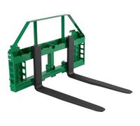VEVOR Fourches à Palettes pour Chargeuses Compactes avec Cadre 1270 mm, Fourche 915 mm, Capacité Charge 1814 kg, Récepteur d'Attelage 50,8 mm, Manchons de Lance, Compatible avec Tracteur Spécifique