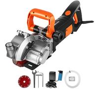 VEVOR Fraiseuse murale électrique 5000 tr/min Machine à découper les murs 4800Watt Machine à découper les murs en rainures Machine à pousser 42mm pour la brique Granit Marbre Béton Cutter Notcher Groo