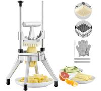 VEVOR Friteuse 3/8 pouces, coupe-pommes de terre, coupe-frites, pour couper les légumes / fruits / concombres / pommes de terre / oignons / champignons / pommes