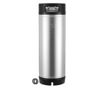 VEVOR Fût Bière Pression 19 L, Soda Keg à Verrouillage à Bille, Fût sous Pression en Inox SUS304 pour Brassage à Froid, avec Doubles Poignées et Fond en Caoutchouc, Équipement de Brassage Maison