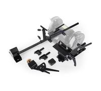 VEVOR Gabarit d'Affûtage Multi-meulage pour Meuleuse d'Établi 152 mm 203 mm, avec Plateforme, Glissière d'Onglet, Barre de Support Outils, Bloc de Réglage, pour Ciseaux et Outils de Tournage sur Bois