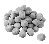 VEVOR Galets en Céramique pour Cheminée à Gaz, Lot de 48, Pierres de Lave 2,5-5 cm, Pierres Décoratives Réutilisables pour Foyer à Gaz au Propane, Brasero Intérieur Extérieur, Cour, Terrasse, Camping