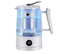 VEVOR Générateur d’Eau Hydrogénée Grande Capacité de 1,5 L, Carafe Hydrogénée avec Technologie SPE et PEM, Appareil à Eau Hydrogénée Purifiante, pour Préparer du Café ou du Thé, Domicile, Bureau