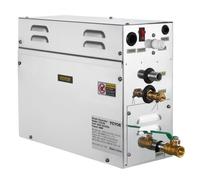 VEVOR Générateur de Vapeur Douche Sauna Spa Maison 6 m³ Vapeur de Générateur avec Panneau de Contrôle 6 KW Phase Unique Gamme de Température 35 ℃-55 ℃ Utilisée pour Hôtels Piscines ST-60
