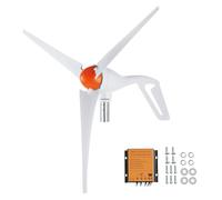 VEVOR Générateur d'éolienne 500 W, kit d'éolienne 24 V, générateur d'énergie éolienne à 3 pales avec contrôleur MPPT, direction du vent réglable et vitesse de démarrage du vent de 2,5 m/s