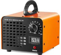 VEVOR Générateur d'ozone 12000mg/h Ozoniseur 80W Purificateur d'air 300㎡ Appareil à ozone Assainissement du bâtiment Minuterie 0-120 minutes Désodorisant Générateur d'ozone Indicateur d'humidité Contr