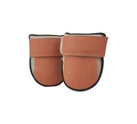 VEVOR Genouillères de travail, coussinets en cuir durable, genouillères de protection lavables en machine, faciles à porter et à enlever, extra épais, pour jardinage, sol et nettoyage, noir et marron