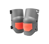 VEVOR Genouillères de travail extra épaisses avec coussin en mousse, genouillères de protection professionnels et confortables, pour toiture, jardinage et sol, pour hommes et femmes, gris et orange