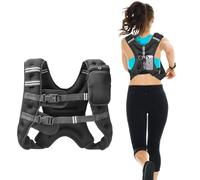 VEVOR Gilet lesté veste de poids à boucle réglable pour la musculation 7,32 kg