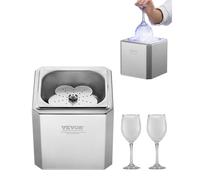 VEVOR Givreur de Verre au CO2, Congélateur en Verre 8 à 10 s/Tasse avec Lumière LED, Congélation Rapide Instantanée pour Vin, Cocktail, Champagne, Boissons Mélangées, Jus, pour Bar, Restaurant